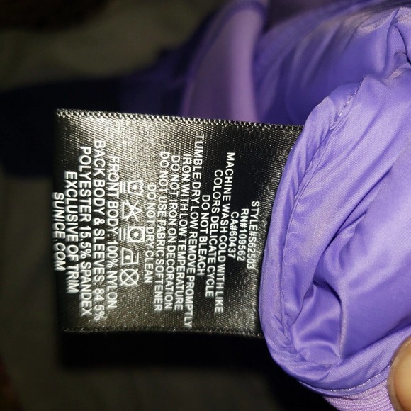 Sunice ladies U.S.‎ Women's Open 2017 Purple Quilted jacket size XS - Picture 7 of 10